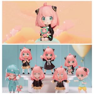 POP MART Spy X Family Anya Series Blind Box Toy Cute Character Doll Mysterious Box Kawaii Model Girl Birthday Surprise Bag 240506