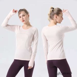 LL EBB Women Yoga Shirt/T-shirt Donne a maniche corte/lunghe Lightweight High-Elastic-Elastico in esecuzione top a corsa rapida Sport a manica corta/lunga 713 Sport 713