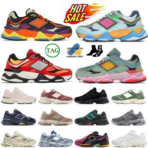 Designer 9060 sportliche Laufschuhe Neue Chaussure 9060S Feuerzeichen mehrfarbige Meersalz -Weiße Neon Nächte Männer Frauen Designer 1906r Tennis Schuhe Trainer Sneaker