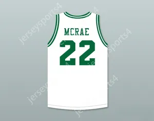 Custom Nay Mens Youth/Kids Anfernee Hardaway Butch McRae 22 St Joseph High School White Basketball Jersey с синими чипсами Patch Top Top Snatched S-6xl