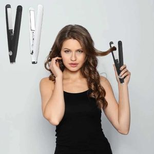 Curling Irons Mini USB portable cordless straightener curler professional split flat iron tool rechargeable St V7N5 Q240506