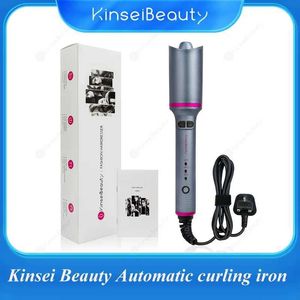 Curling Irons Automatic curling iron rotation professional styling tool used for waves ceramic magic curlers sandbank Q2405061