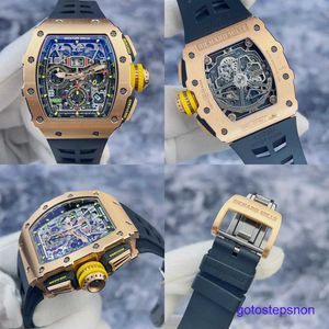 Mężczyzna RM WIST WATM RM11-03 RG Rose Gold Materiał Data