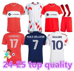 23 24 25 Chicago White Fire Soccer Trikots weg Shaqiri 10 J.Torres 7 Müller 8 Gutierrez 40 24 25 Fußball -Shirts Top 2025 Fan Man Fans Version8899