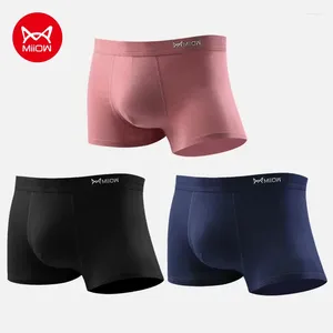 MUITAS MIIOW 3PCS Cotton Cotton Men Boxers Boxers