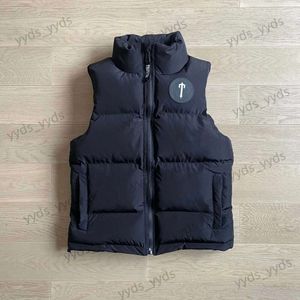 2024 Men's Vests Trapstar Black Vest Cotton Winter Thick Fashion Versatile Jacket Coat 33