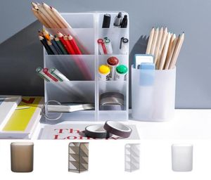 Многофункциональный настольный настольный держатель Office School Stactory Stand Stand Case Desk Pencil Organizer Boxes BINS7981877