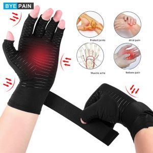 Handschuhe Byepain 1Pair -Kompression Arthritis Handschuhe mit Riemen, Karpaltunnel, Typing Gelenkschmerz -Relief -Therapie Armband für Männer Männer