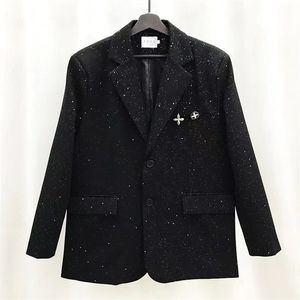 #1 Designer Fashion Man Suit Blazer Jackets rockar för män Stylistbrev broderi långärmad casual fest bröllop kostymer blazer #031