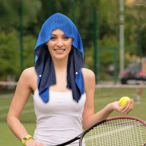 Bandanas Cooling Blap Bluet Ręcznik Słońca Ochrona Słońca wielokrotnego użytku oddychającego głowa na szyję do zajęć sportowych na świeżym powietrzu