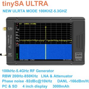 Original TinySA ULTRA Handheld Tiny Spectrum Analyzer TinySA 3.95 inch Touch Screen Build in Battery 240429