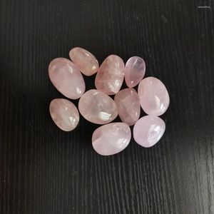 Decorative Figurines 100g 2-3cm Natural Pink Rose Quartz Crystal Polished Gemstone Gravel Rock Madagascar Mineral Healing Energy Stone