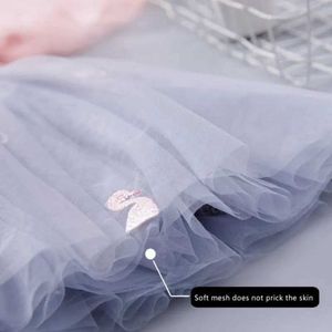 J70J Tutu Dress 3-12y Baby Girls Tutu Fluffy Skirt Toddler Princess Ballet Dance Tulle Mesh Skirt Kids Cake Skirt Girts Girls Girls Pettiscirt D240507