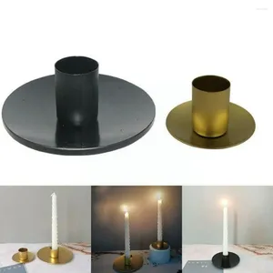 Titulares de vela Modern minimalista Candlestick Restaurant Decoração Home Metal Crafts Ornadores de ferro portador U1C5