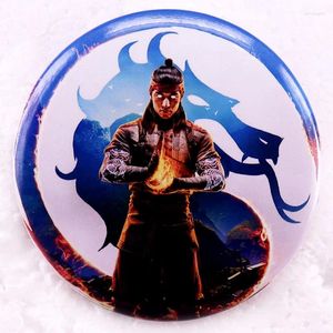 Brosches Mortal Kombat Pinback Button Pin Game Tinplate Badge Jewelry 58mm