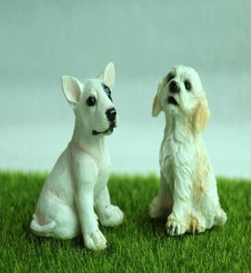 Çevre Dostu Minyatür Peri Bahçesi Süsleme Dekorasyonu Mikro Peyzaj Köpek Figürinler Dollhouse Reçine Dekasyonu Mini Bahçe D5237823