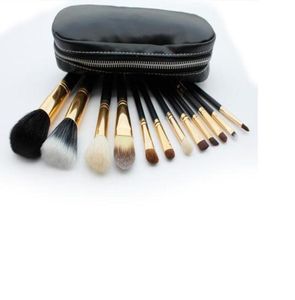 Make -up Pinsel 12 Stück professionelles Make -up -Pinsel -Set Kit Gold8005598