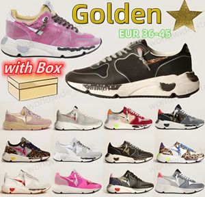 Altın gündelik ayakkabılar tasarımcı spor ayakkabılar kadın düşük altın iyi spor ayakkabılar süperstar kirli süper yıldız beyaz pembe yeşil b30 top yıldız eğitmenleri b22 açık hava ayakkabıları 36-45