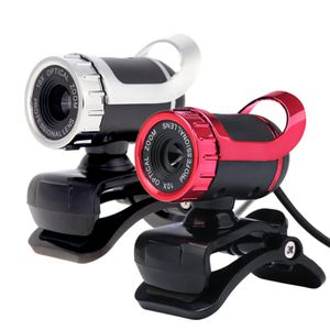 Mini USB Web Cam HD Camera 50 Megapixel Webcams 360 grader med MIC Clip-On för Skype Computer PC Laptop 256R