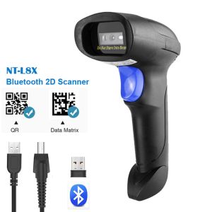 Scanners Wireless 2d Barcode Scanner with Stand Automatic Sensing Scanning Qr Bar Code Reader Pdf417 for Mobile Payment