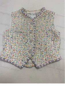 Luxury designer women's jacket Woven Vest for Women's 2024 New Unique and Fashionable Design with a High of Fashion