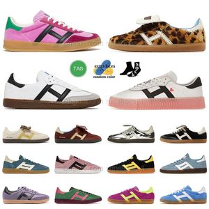 Gales Bonner Trainer LEOPARD PRIMENTO CASual Sapatos Casuais Rosa 00S Plataforma da mulher S Lact Bold Lace Up Sliver Blue Run Navy Rose Rose White Cow Sauda Handebol