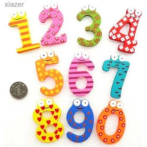 Fridge Magnets 10 pieces/set of large cartoon flowers wood chips magnetic decorations baby and childrens educational toys WX