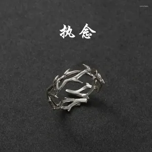 Cluster Rings NY Persistent Ring For Men's Trendy Personality Open Fashion Hip Hop Style Single Thorn