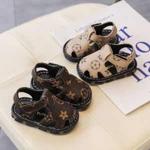 Сандалии сандалии рождены мальчики для мальчиков Мода Летняя детская детская детская кроватка девочка Принцесса обувь малыш