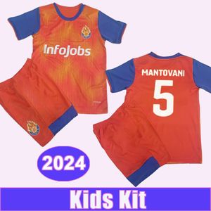 2024 Saiyans Kit Kit koszulki piłkarskie Roman Giner Lukca Gio Ferinu Augusto O. Boada Home Orange Child Football koszule z krótkim rękawem mundury