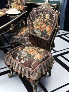 Yastık Avrupa Yemek Sandalyesi Yastık Oturma Odası Lüks Slip Dışkısı Yastık Ev Sandalye Yastık/Sandalye Arka Kapak