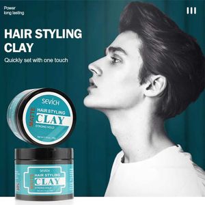 Pomades Waxes Hair styling clay long-lasting hair dry standing body shape disposable strong mud shaped wax Q240506