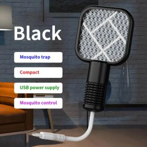 Zappers USB Mosquito assassino Lâmpada Bug Fly Bug Zapper Mosquitos Trap Trap Trap Fly Swatter Fryer Insect Rackets para acampamento Hotel de viagem