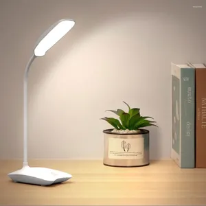 Tischlampen Touch Switch Lampe wiederaufladbare LED -Röhrchen Augenschutz Untersuchungsraum Lesen tragbares Nachtlicht