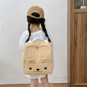 1 peça mochila infantil de crianças adequada para meninos e meninas Saco de discagem de cartoon da moda coreana Adequado para bebê de alta capacidade de bebê armazenamento Bagl240