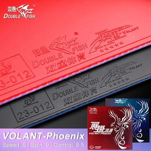 Double Fish Volentpheonix Table Tennis Borracha para loop com Ataque Fast Ping Pong Pong Sponge 240422