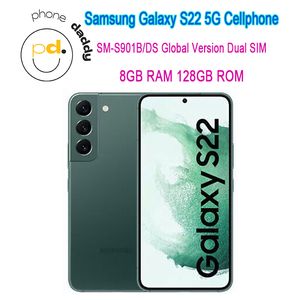 Oryginalny Samsung Galaxy S22 SM-S901B/DS odblokowany 5G CellPhone 6.1 