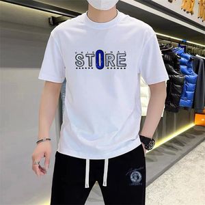 2024 estilo de luxo masculino feminino marca camisetas tamis de alta qualidade algodão puro manga curta camiseta simples letra quente letra de verão casual mass de roupas m-4xl