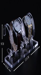 5 pezzi Nuovo supporto per orologi da polso supporto per supporto per supporto rack Clear Acrilic Bracciale per braccialetti per braccialetti Spettatura per orologi Pops3047330