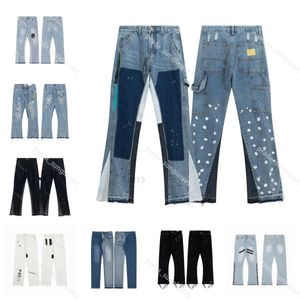 メンズジーンズデザイナージーンズジーンズリッピングパンツラグジュアリーヒップホップズボンブラックジーンズ服高品質のジーンズジュー4R
