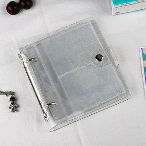 Albumy Ins PhotoCard Binder Kpop Phopocard Onco Book 100 Pocket Transparent Live Photo Card Silder Binder