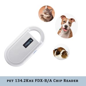 Scanners Scanner de animais de estimação Leitor 134.2kHz Smart Chip Handheld ID Scanner ISO11784/5 Animal FDXB/A GLAT TUBE CAT CAG CAGO TAG TAG TRAVENDIDO