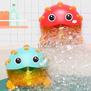 Bath Toys Baby Bath Bubble Marker Machine Toy Electric Automatic com música Cute Animal