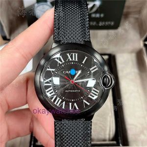 Crater Unisex Watches New 42mm Blue Balloon Series Fully Automatic Mechanical Mens Watch Black Knight with Original Box