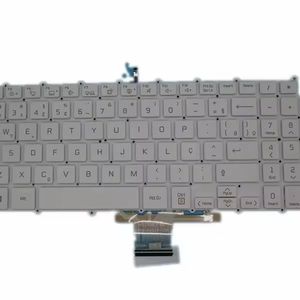 Клавиатура ноутбука для LG 15Z980-G 15Z980-H 15Z980-M 15Z980-T 15ZD980 15ZD980-G 15ZD980-H 15ZD980-M BRABIL BR White с подсветкой
