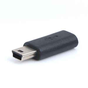 Адаптер 1pc Адаптер вход Micro USB+выходной Mini USB MICRO USB ЖЕНЩИН В МИНИИ USB Мужчина