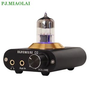 Förstärkare PJ.Miaolai D2 Mini 6N3 Vakuumrör AMP NE5532 HIFI PREAMP Hörlur Power Amplifier