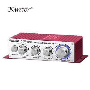 Förstärkare Kinter MA180 Mini Power Amplifier Subwoofer Amplificador Class AB 2 Channel Stereo Audio Sound AMP för Car HiFi -högtalare DIY