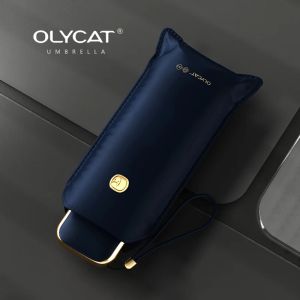 Gear Olycat Creative Creative Five Ombrello PAIN DONNE DONNA UV POCCHIO PACCHIA Mini Sun Umbrella Girls Travel Portable Parasol Flat ombrello