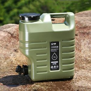 Water Bottles 3.2 Gallon/12L Camping Container Portable BPA Free Bucket Multifunction For Outdoor Camping/Hiking Emergency Storage